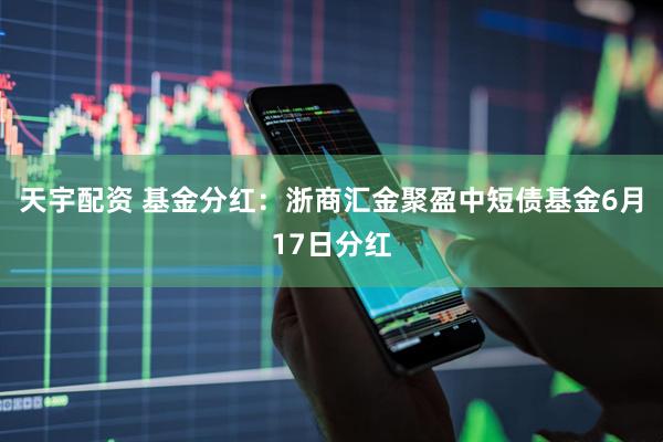 天宇配资 基金分红：浙商汇金聚盈中短债基金6月17日分红